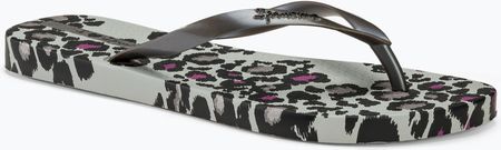 Ipanema Japonki Damskie Animale Print Iii Grey/Silver