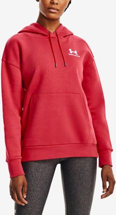 Bluza damska Under Armour  Essential Fleece Hoodie-RED XS