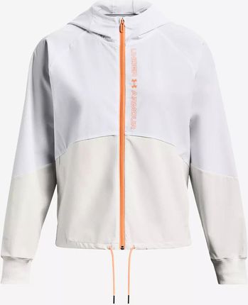 Damska kurtka Under Armour  Woven FZ Jacket-WHT M