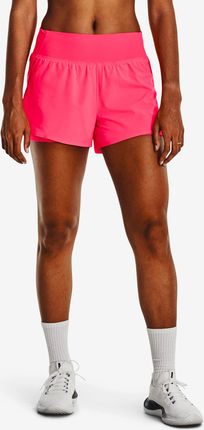 Spodenki damskie Under Armour  Flex Woven 2-in-1 Short-PNK XS