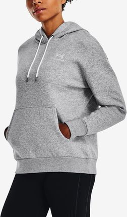 Bluza damska Under Armour  Essential Fleece Hoodie-GRY L