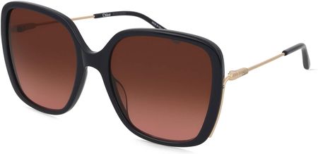 Chloé CH0173S Damskie okulary przeciwsłoneczne, Oprawka: Recycled Acetat, niebieski