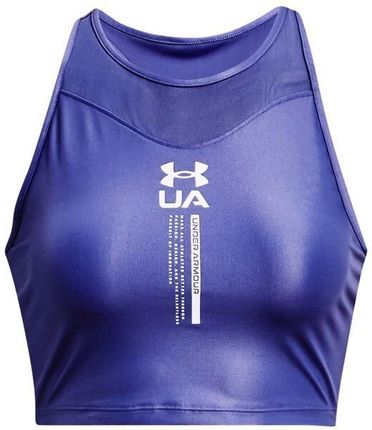 Damski podkoszulek Under Armour  Iso Chill Crop Tank Purple M