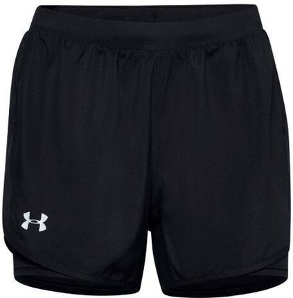 Spodenki damskie Under Armour  Fly By 2.0 2N1 Short-BLK XS