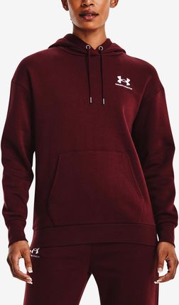 Bluza damska Under Armour  Essential Fleece Hoodie-RED XS