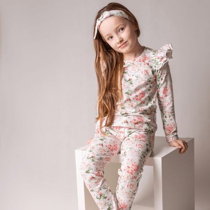 Bawełniane legginsy Rose - zdjęcie 2