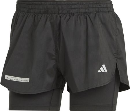 Szorty do biegania damskie adidas ULTIMATE 2-IN-1 czarne IM1866