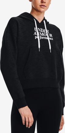 Bluza damska Under Armour  Essential Script Hoodie-BLK XL