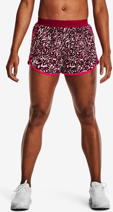 Spodenki damskie Under Armour  Fly By 2.0 Printed Short -PNK XS