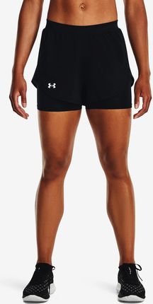 Spodenki damskie Under Armour  Fly By Elite 2-in-1 Short-BLK XS