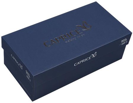 Czółenka CAPRICE 9-22501-807 H Navy Perlato, Granatowe, w komfortowej Tęgości H, Ażurowe - zdjęcie 2