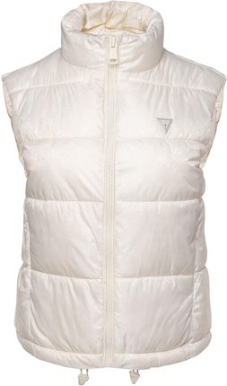 Damska Kamizelka pikowana Guess New 4G Logo Padded Vest W4Yl15Wgal2-G1E0 – Beżowy