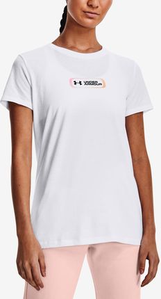 Koszulka damska Under Armour  GRADIENT PILL SS-WHT XS