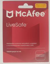 Zdjęcie Mcafee Live Safe Bez Limitu Stanowisk Na 1 Rok - Środa Wielkopolska