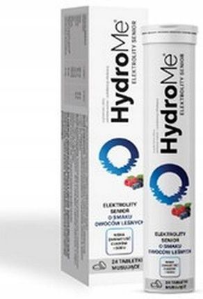 HydroMe Elektrolity Senior owoce leśne, 24tabl. mus. - zdjęcie 2