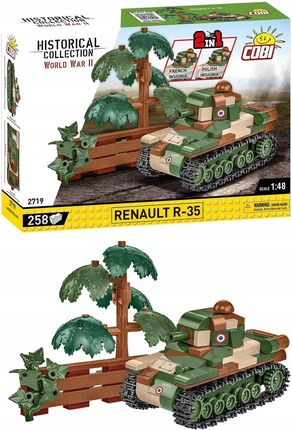 Cobi Klocki 2719 Czołg Renault R-35 Hc Ww2 258El.