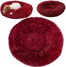 Zdjęcie PLUSZOWE LEGOWISKO KOJEC DLA PSA KOTA MIĘKKIE PODUSZKA KANAPA POSŁANIE 50cm - Siechnice