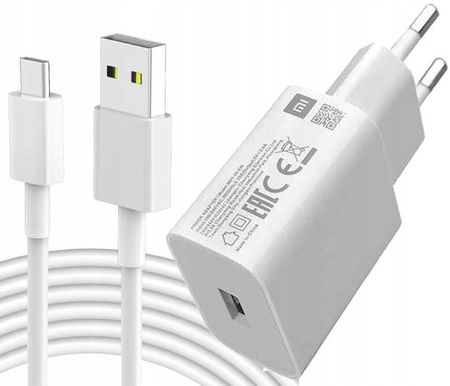 Xiaomi Ładowarka 2A MDY-09-EW + kabel USB-C