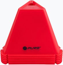 Zdjęcie Pure2Improve Pachołki Treningowe Triangle Cones Set 6Szt. Red - Jaworzno