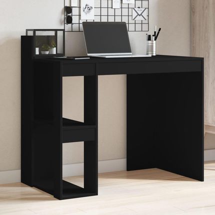 Vidaxl Biurko, Czarne, 103,5X56,5X94 Cm, Materiał Drewnopochodny (847976)