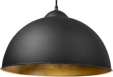 Lampa Wisząca Metalowa Czarna Cetina