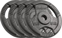 Rebel Zestaw Obci��e� �eliwnych 4X5Kg Otw�r 31Mm Talerz Z Uchwytami Active