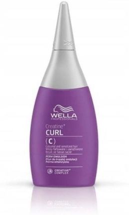 Wella Professionals Creatine+ Curl (C) trwała do włosów farbowanych i uwrażliwionych 75 ml