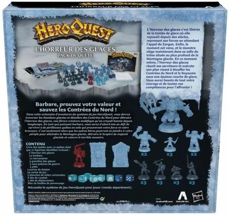 Hasbro Hero Quest - L'Horreur des Glaces wersja francuska S7187658 - zdjęcie 6