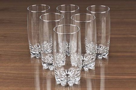 Pasabahce komplet 6 szklanek wysokich sylvana 387ml 64314