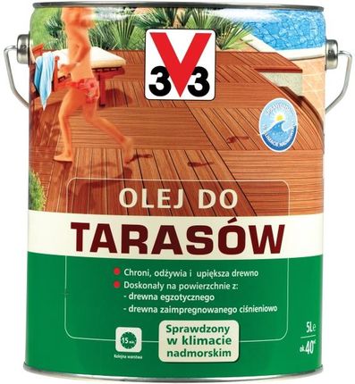 V33 Olej do Tarasów 5L Bezbarwny
