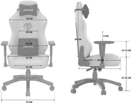 Anda Seat Phantom 3 L Czarny AD18Y06BF - zdjęcie 5