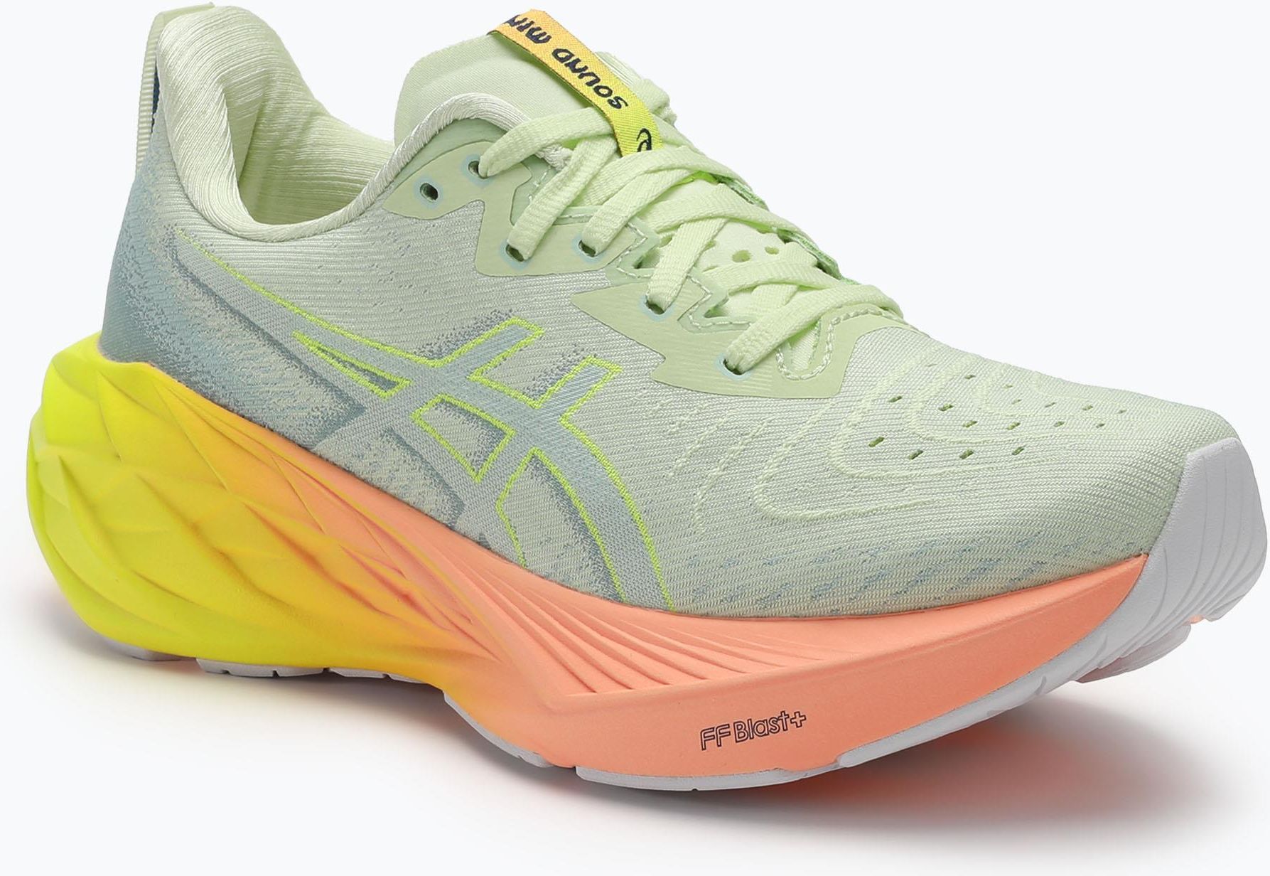 Asics Novablast 4 Paris Cool Matcha Safety Yellow - Ceny i