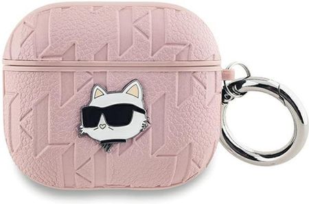 Karl Lagerfeld Monogram Choupette Head - Etui AirPods 3 (różowy)