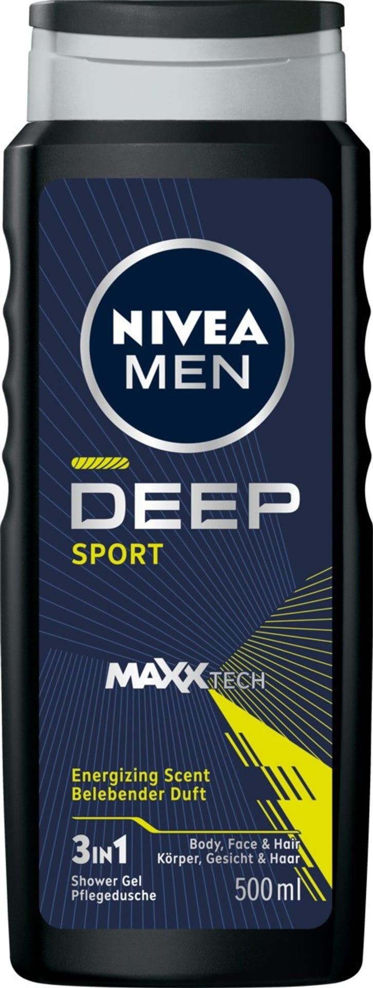 Nivea Men el Pod Prysznic 3W1 Deep Sport 500ml Opinie I Ceny Na Ceneo pl