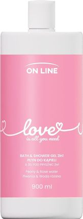 Forte Sweeden On Line Emocje Żel I Płyn Do Kąpieli 2W1 Love 900ml