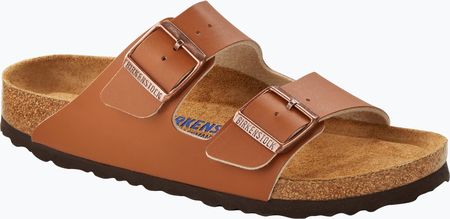 Birkenstock Klapki Arizona Sfb Bf Narrow Ginger Brown