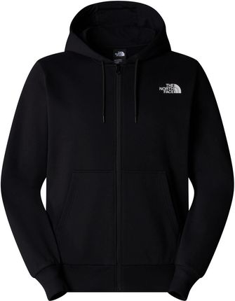 Bluza z kapturem męska The North Face SIMPLE DOME FULL ZIP czarna NF0A89FDJK3