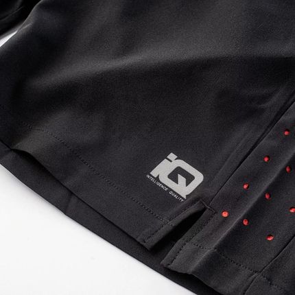 Męskie spodenki Iq cross the line PORIO M000207035 black/fiery red