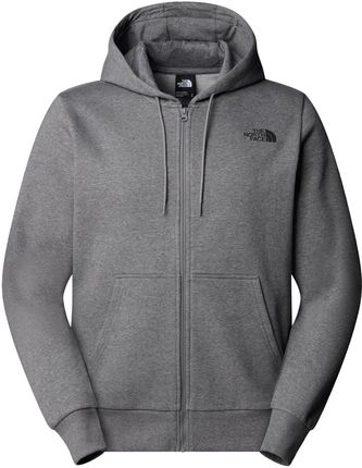 Bluza z kapturem męska The North Face SIMPLE DOME FULL ZIP szara NF0A89FDDYY