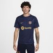 Męska przedmeczowa koszulka piłkarska z krótkim rękawem Nike Dri-FIT FC Barcelona Academy Pro (wersja domowa) - Niebieski