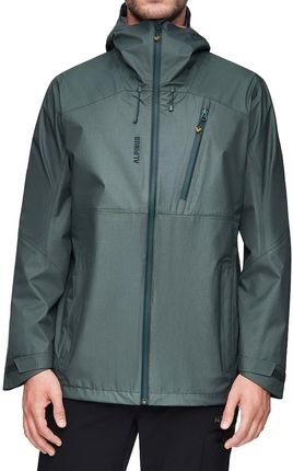 Kurtka męska przeciwdeszczowa kaptur Alpinus Softshell Nookat Szałwiowy M