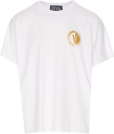 Versace Jeans Couture efektowny męski t-shirt WHITE