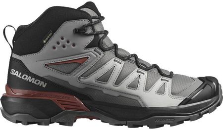 Męskie buty outdoorowe Salomon X Ultra 360 Mid Gore-Tex Pewter/Black/Burnt Henna  UK 10,5