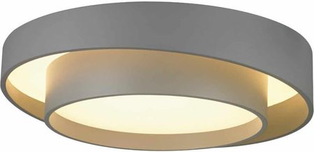 Copel Plafoniera Bialto Led 36W 3000K Okręgi Do Salonu Szara (Cgbialtogray)