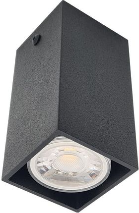 Shilo Prostokątny Plafon Doha Spot Downlight Do Kuchni Metalowy Czarny (1095)