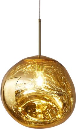 Step Into Design Wisząca Połyskująca Lampa Glam Mp-1239-280 Gold Do Salonu Kula Złota (Mp1239280Gold)