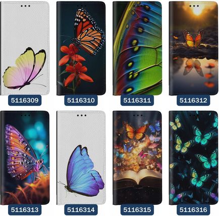 Superetui Etui Z Klapką Do Xiaomi Redmi Note 10 Pro Max Motyle Motylki - zdjęcie 2