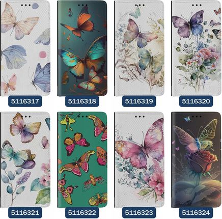 Superetui Etui Z Klapką Do Xiaomi Redmi Note 10 Pro Max Motyle Motylki - zdjęcie 4