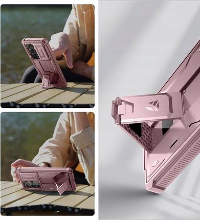 Dexnor Pancerne Etui Chroniące Ekran Case Obudowa 360 Do Galaxy S24 Ultra - zdjęcie 4
