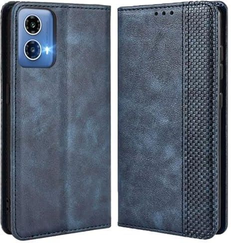 MOJIA Cover Motorola Moto G42: Portafoglio In PU Con Supporto, RFID, Viola